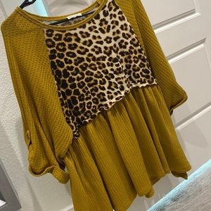 Leopard blouse